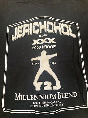 Chris Jericho Y2J 2000 Proof Jerichohol Mens T-shirt WWE/WWF ...