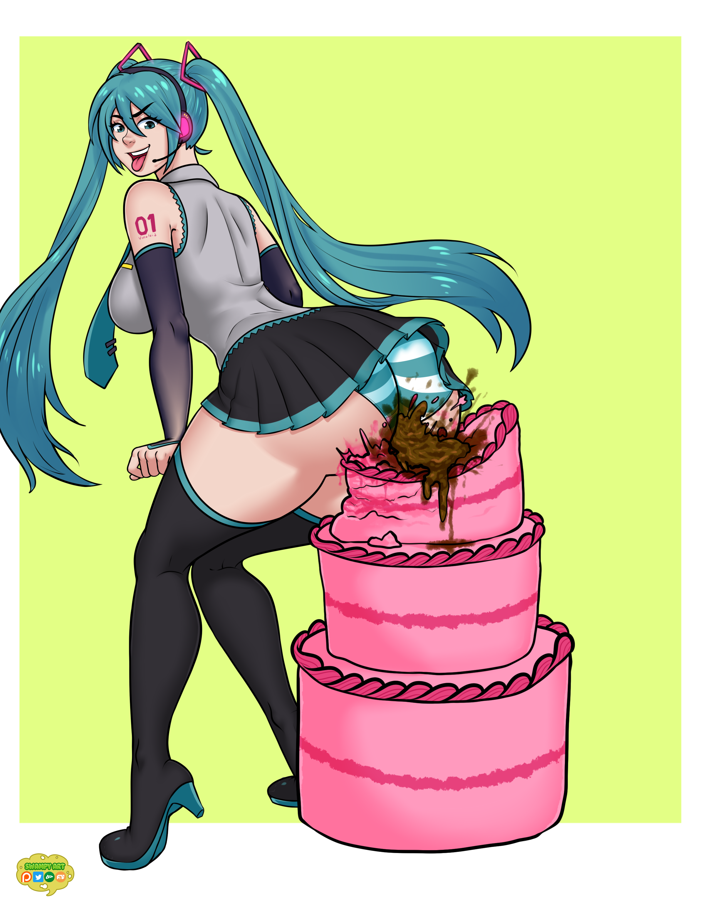 Rule34 - If it exists, there is porn of it / swampyart, hatsune ...