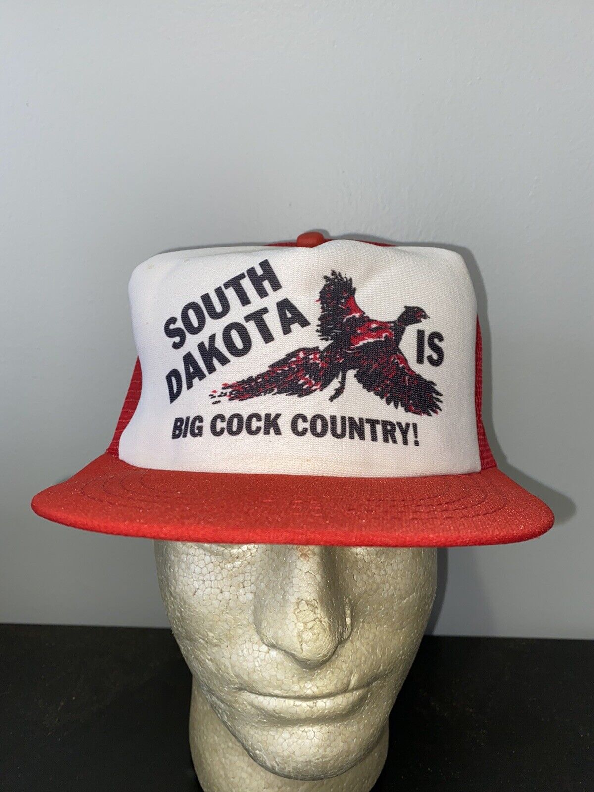 Vintage South Dakota Is Big Cock Country! Mesh Snapback Trucker ...