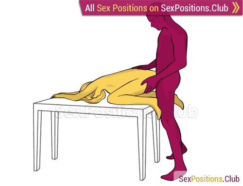 Sex position #454 - Worship (on the table). Kamasutra | ff.axsel ...