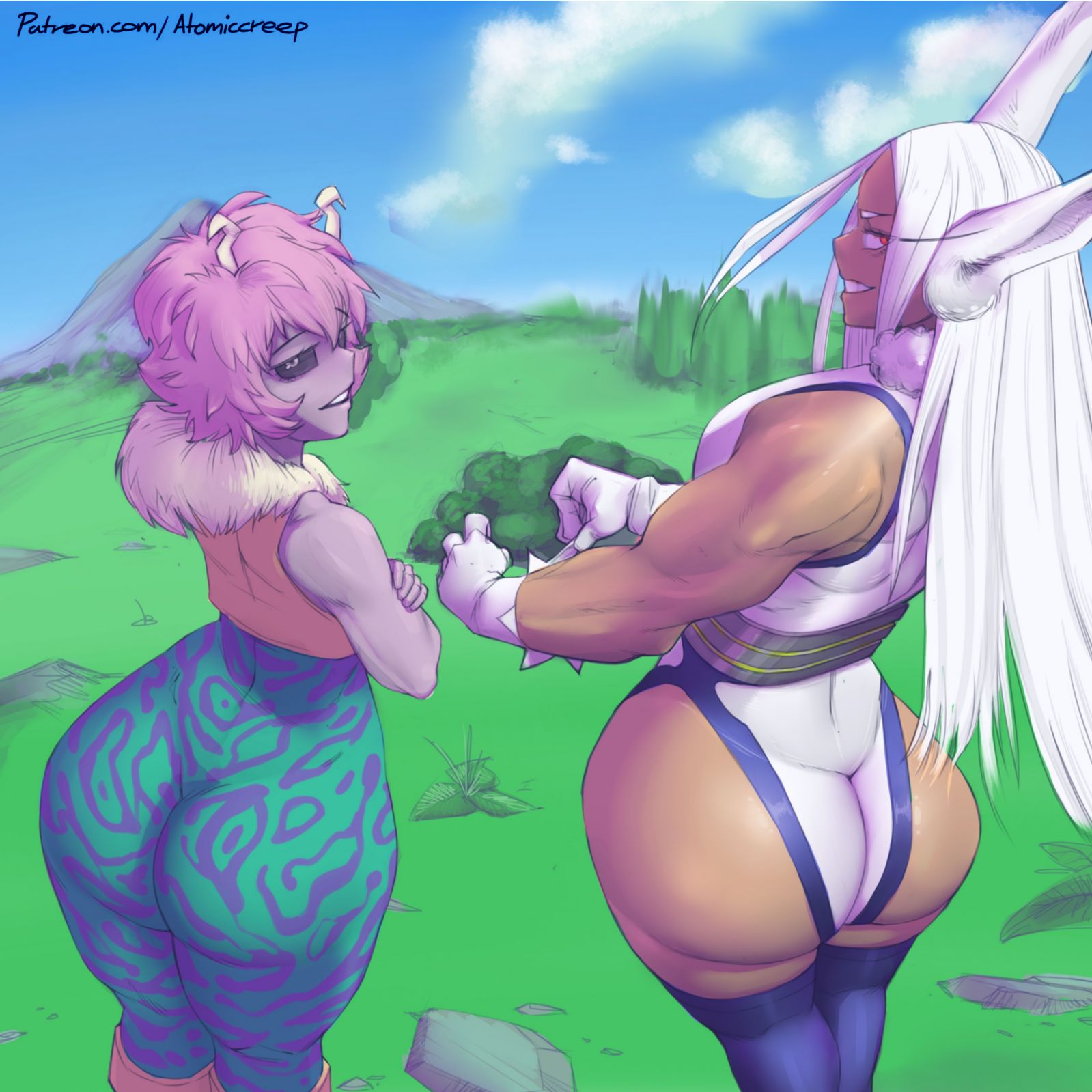 Mirko and Ashido by atomiccreep - Hentai Foundry