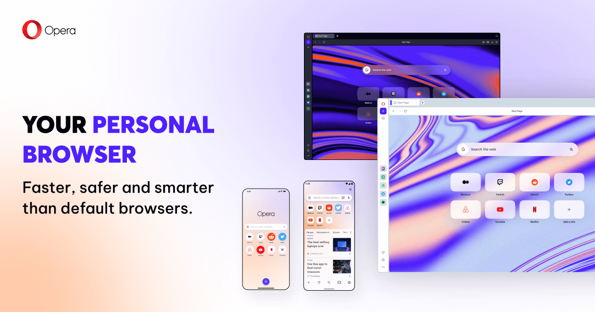 Opera Touch - The new browser from Opera | Opera