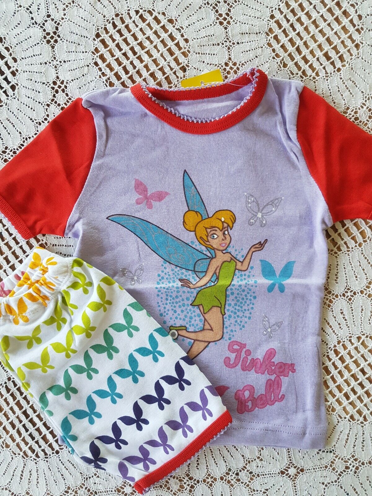 Girls size 2 ,4,5,7 TINKERBELL babyGap SUMMER PJS new | eBay