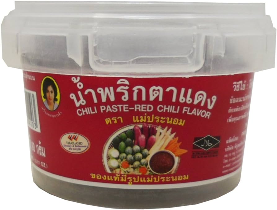 Amazon.com: Best Chili Paste Red-chili Flavor (Nam Prik Ta-dang ...