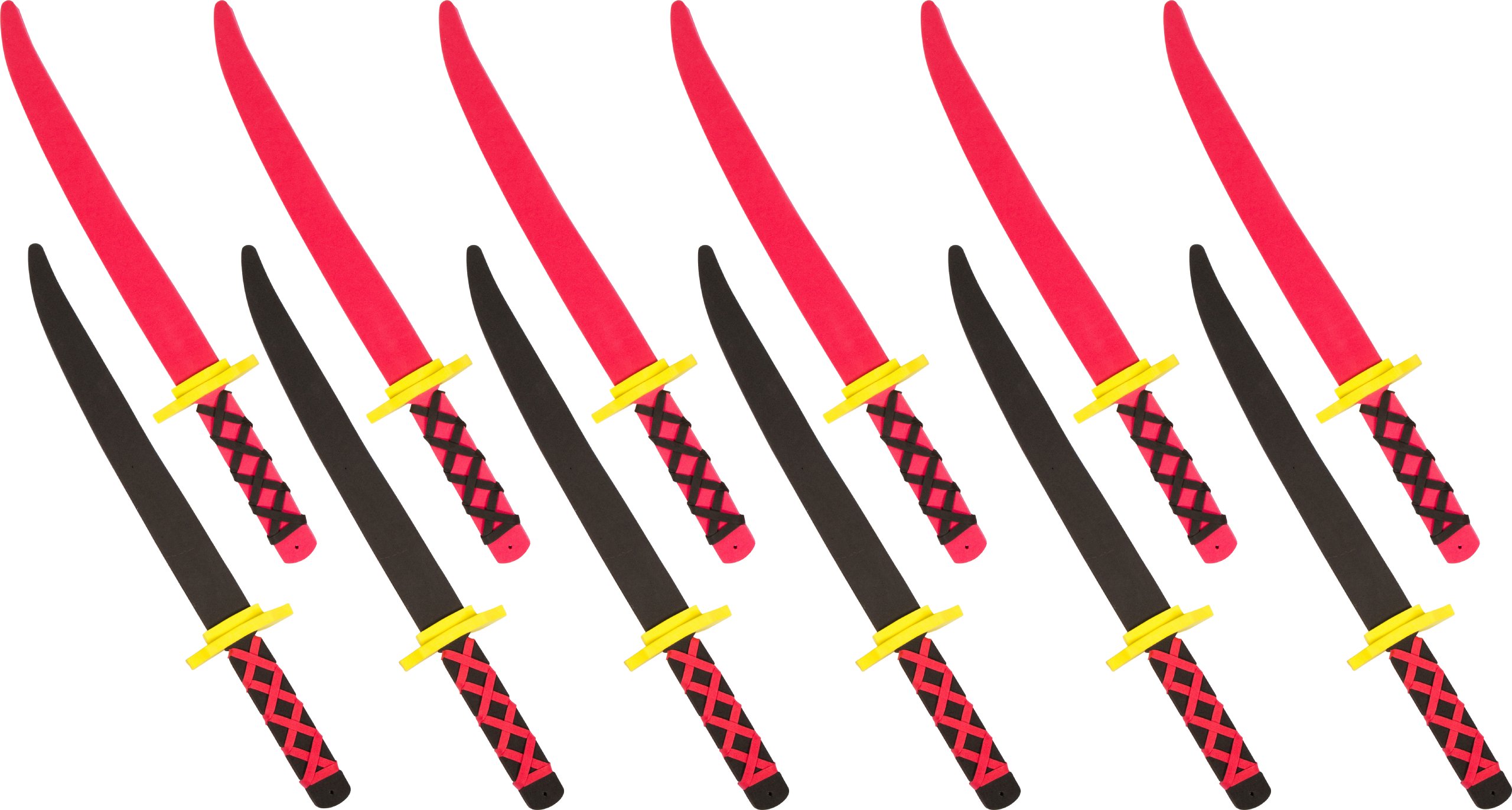 Amazon.com: Foam Ninja Swords Set of 12 - Safe Fun - by Trademark ...