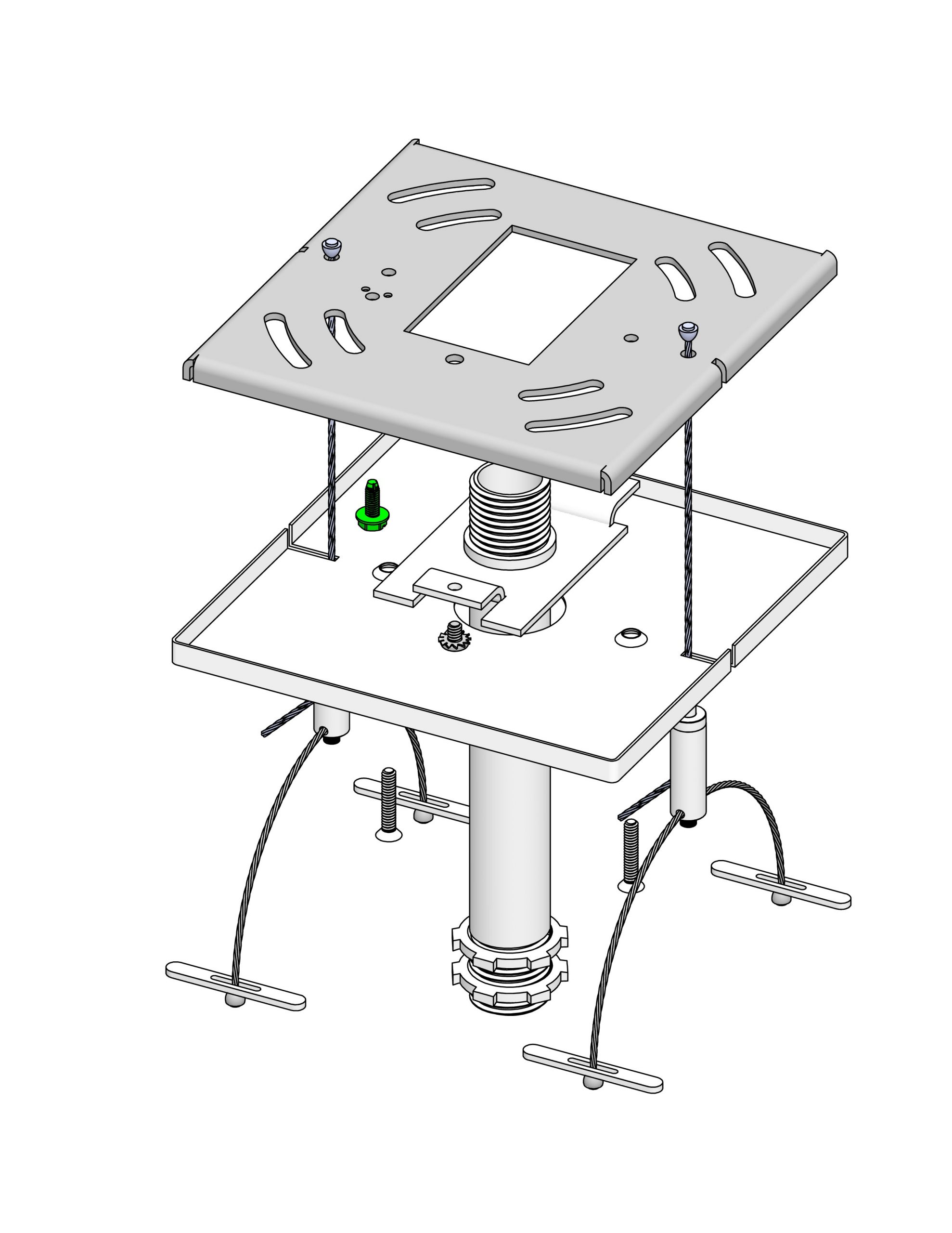 MP15/XXX-16 36PD ST1/2 HB Stem Kit - Pendant Systems