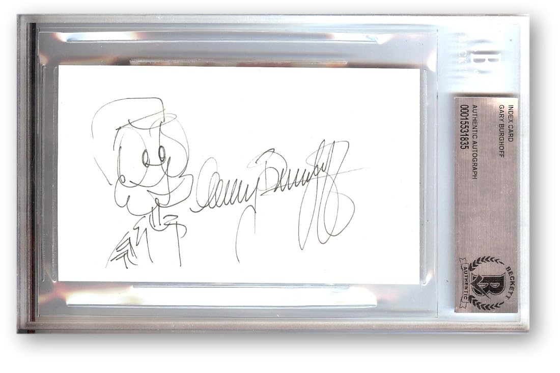 Gary Burghoff Signed Autographed Index Card MASH Radar w/Sketch ...