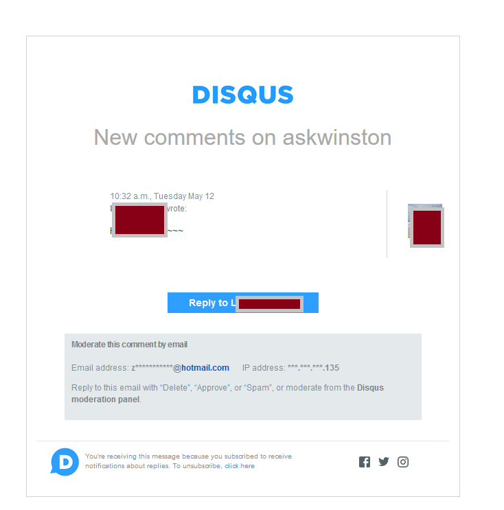 reactjs - Disqus email notifications open localhost instead of the ...