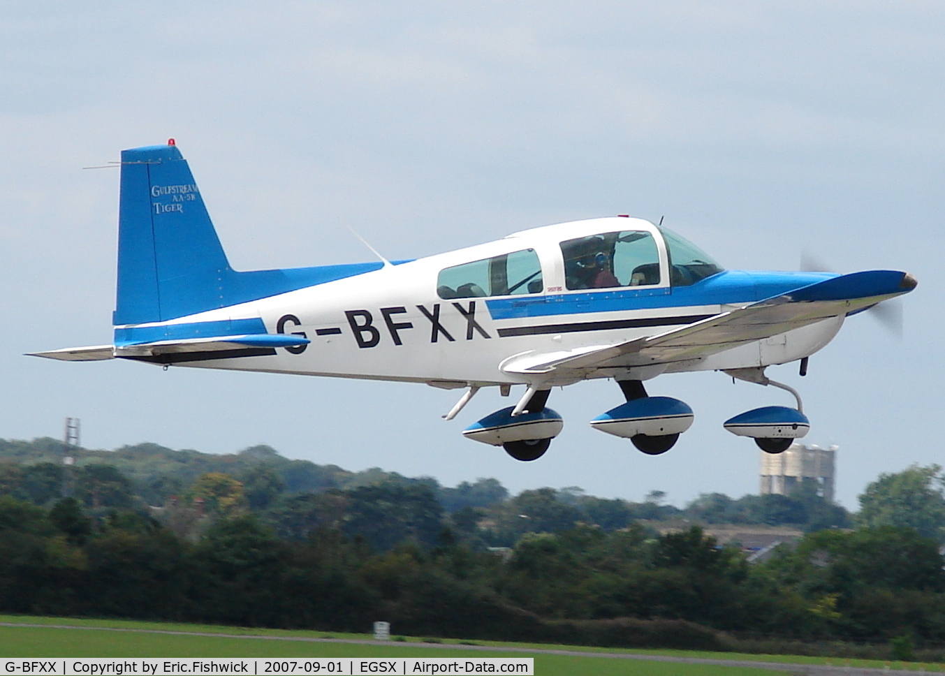 Aircraft G-BFXX (1978 Gulfstream American AA-5B Tiger C/N AA5B ...