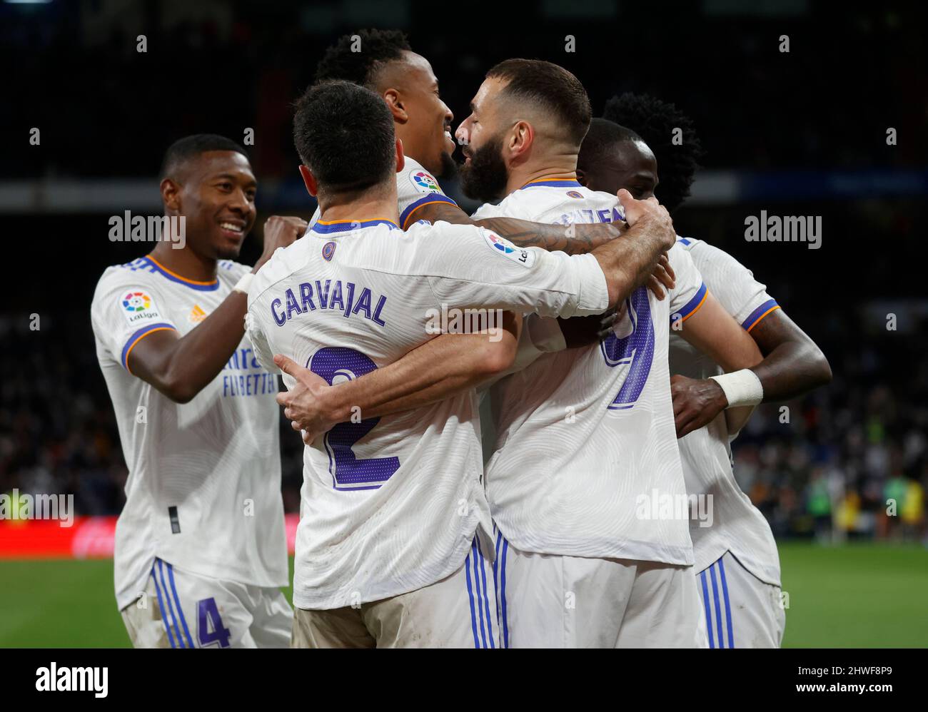 XXXX (RM) and XXXXX (RS) during Real Madrid vs Real Sociedad on ...