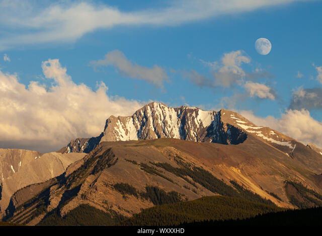 Fisher Peak, a mountain in Kananaskis in the Canadian Rocky ...