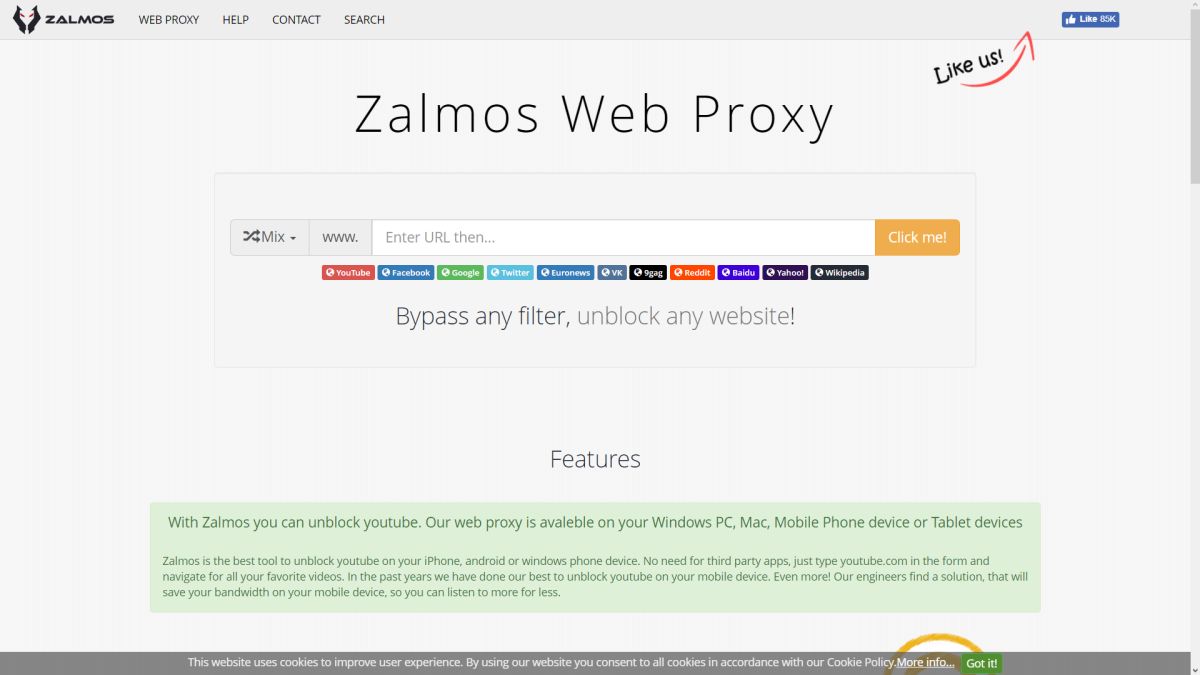 Zalmos Web Proxy Alternatives and Similar Sites & Apps | AlternativeTo