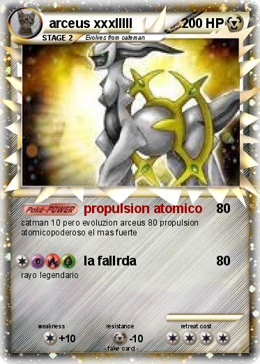 Pokemon arceus xxxlllll