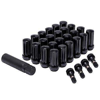 Pro Comp Wheels 11138B Lug Nut Kit 12 x 1.5 Black ET 24 Lugs HP ...