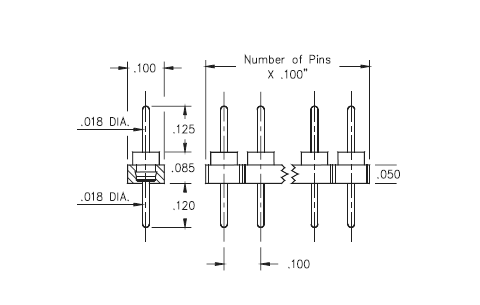 364-XX-XXX-00-580000 - Interconnect Header | Mill-Max Mfg. Corp.