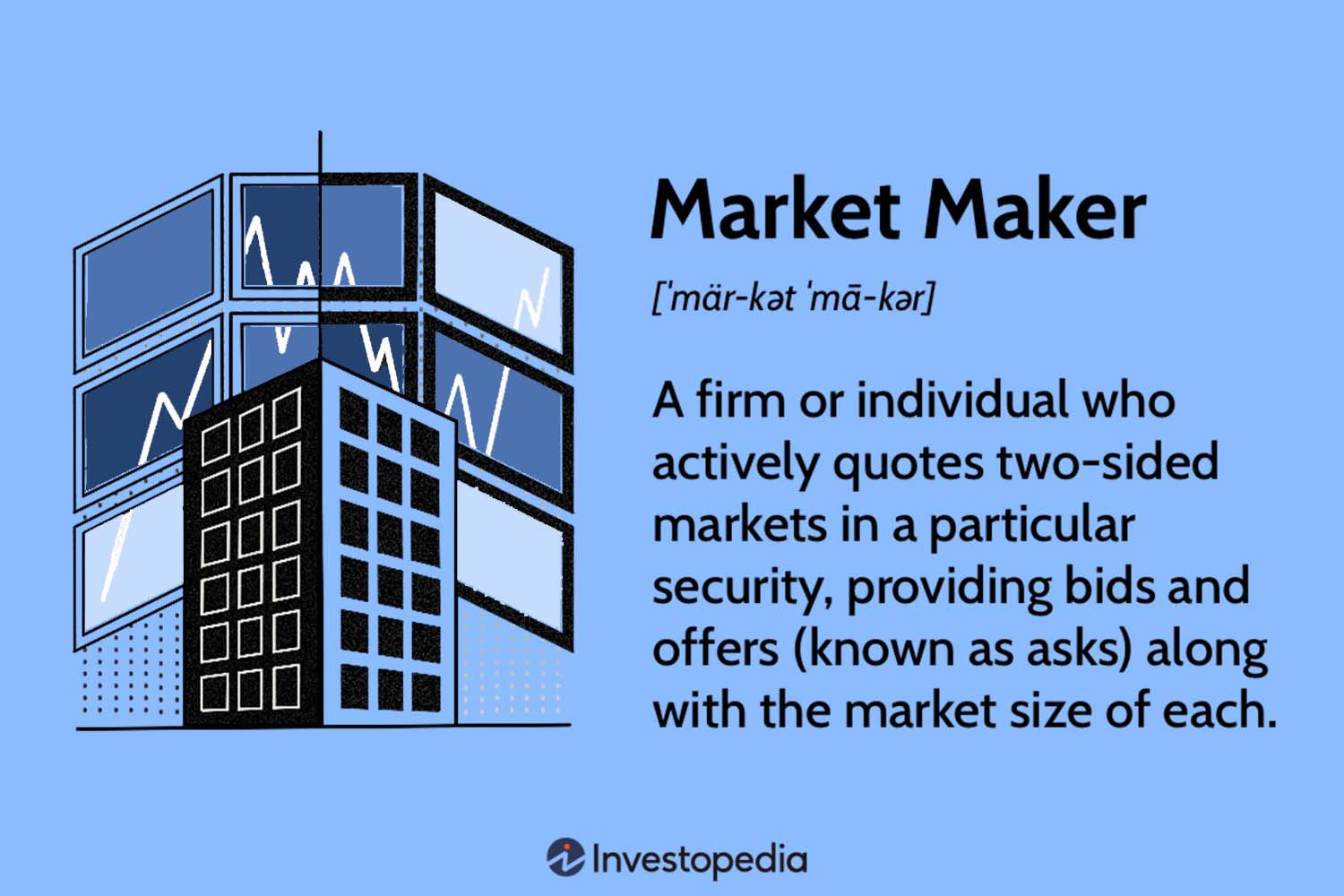 Market Maker Definition: What It Means and How They Make Money