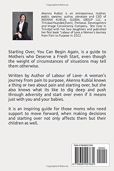 Starting Over, You Can Begin Again: A Guide to Mothers who deserve ...