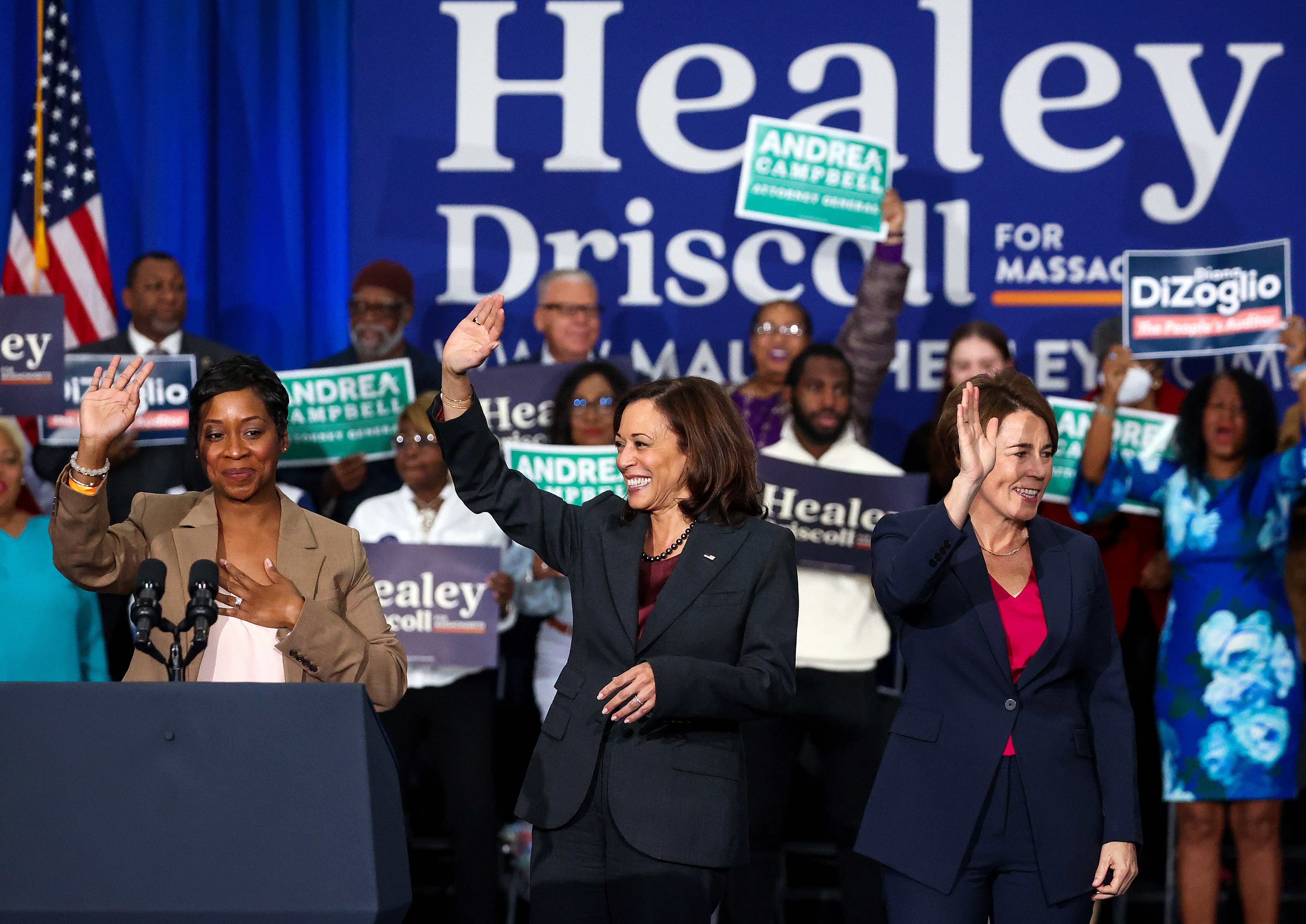 Massachusetts isn't in play' this midterm cycle. So why is Kamala ...