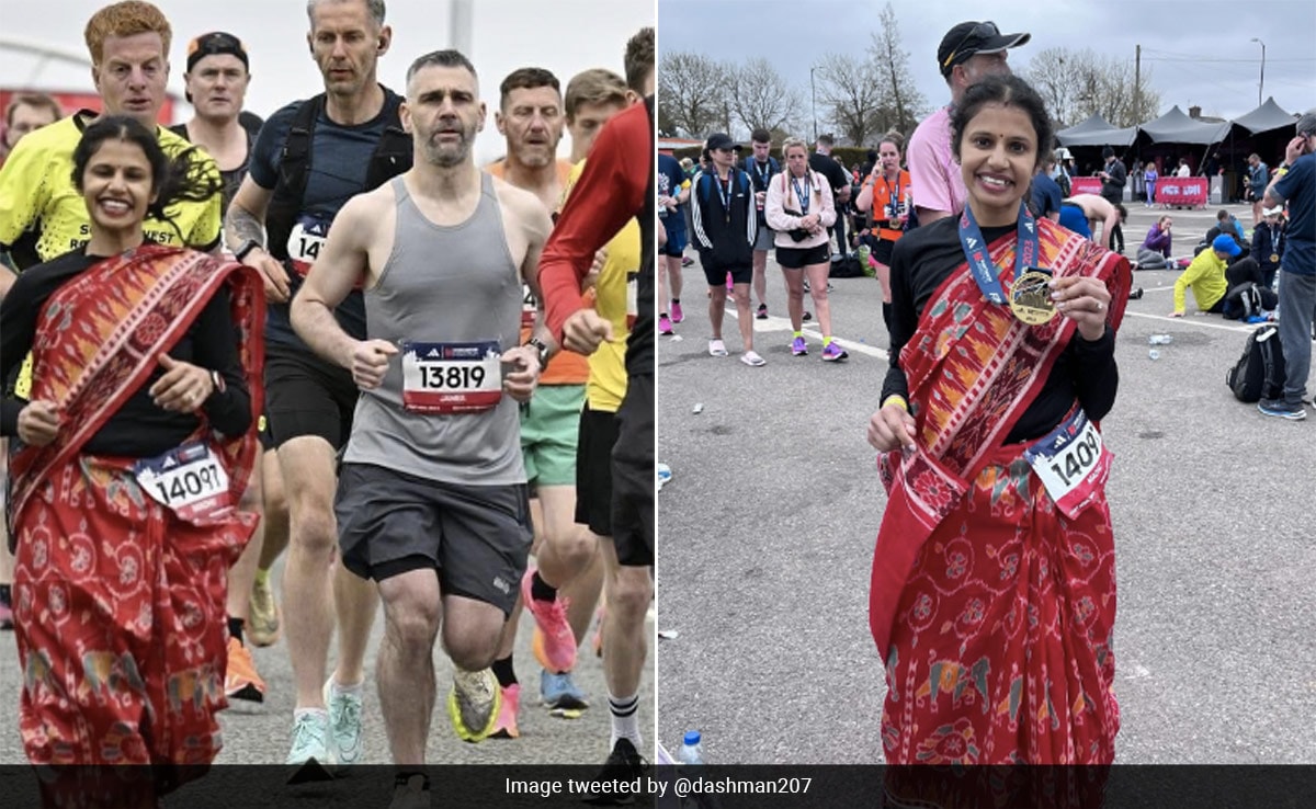 Watch: Woman From Odisha Runs 42.5 km In UK Marathon Wearing A ...