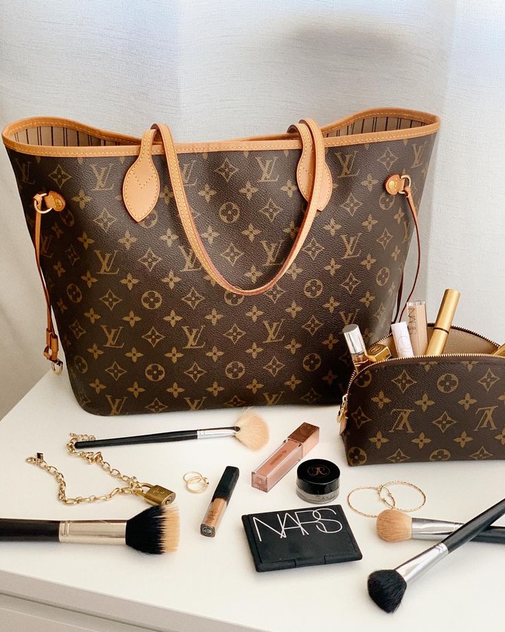 LV Neverfull X Cosmetic Pouch | Louis vuitton bag neverfull, Louis ...