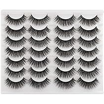 Amazon.com: Newcally Lashes Fake Eyelashes Long Dramatic Thick ...