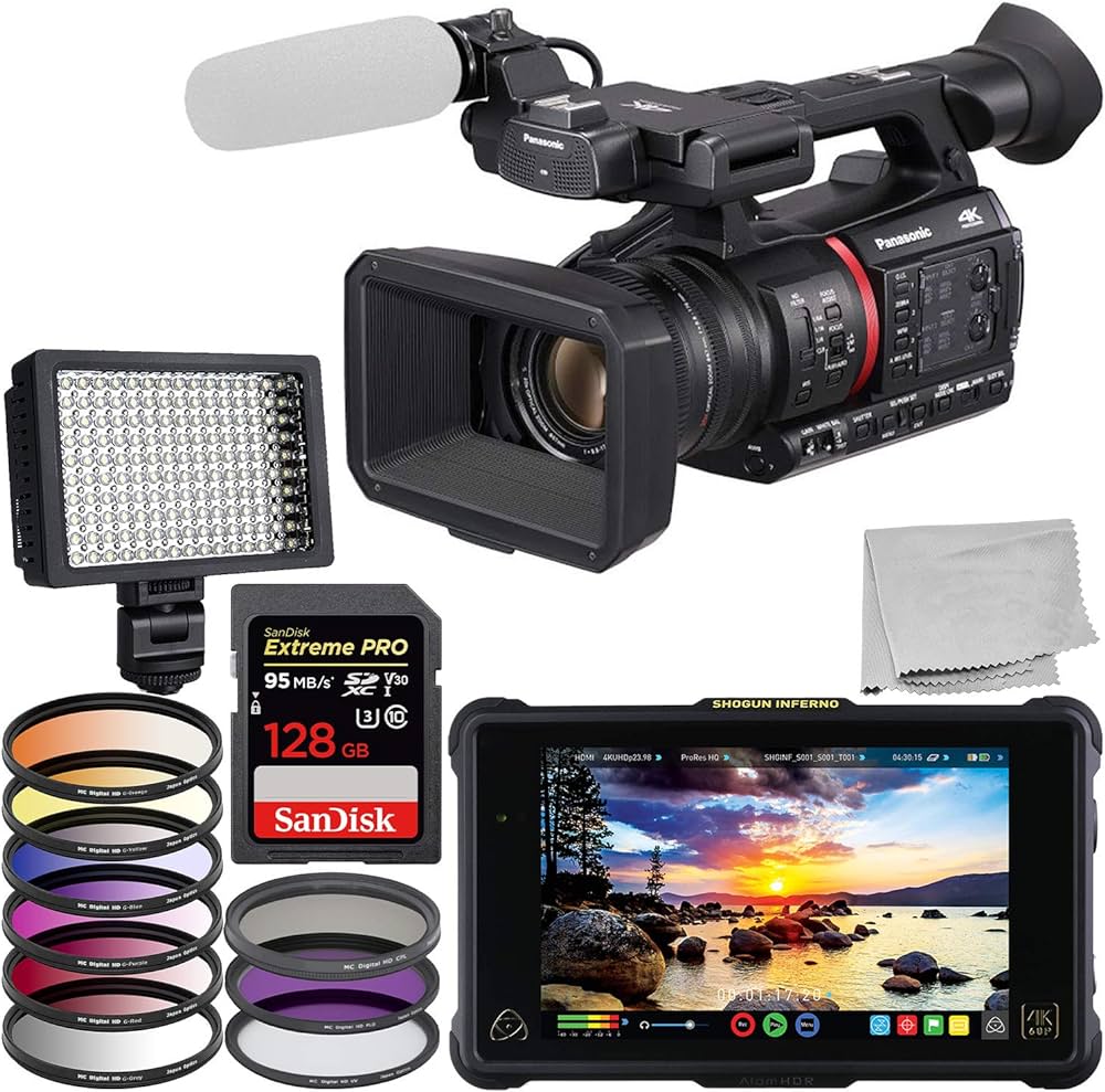 Amazon.com : Panasonic AG-CX350 4K Camcorder Essential Bundle ...