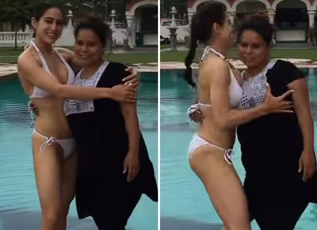 Sara Ali Khan dons white bikini in a new video; pushes her spot ...