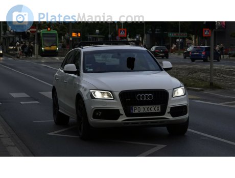 P0 XXKXX, Audi Q5 (Greater Poland Voivodeship) License plates of ...