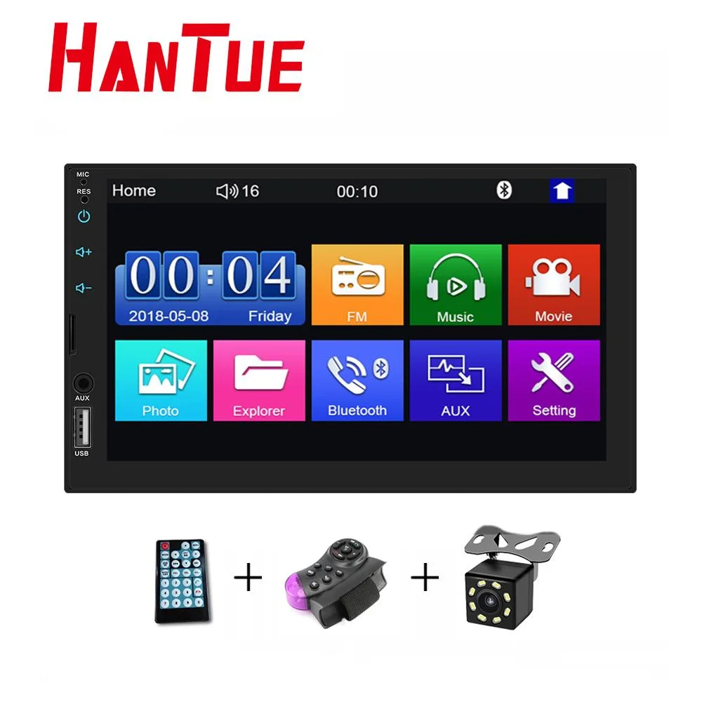 Car MP5 Player 2 DIN 7 Inch Wince Car Video Color Light HD Screen ...