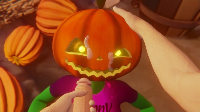 Halloween 2022 Porn Scary Sex Pumpkin Girl Blowjob for a White Guy ...