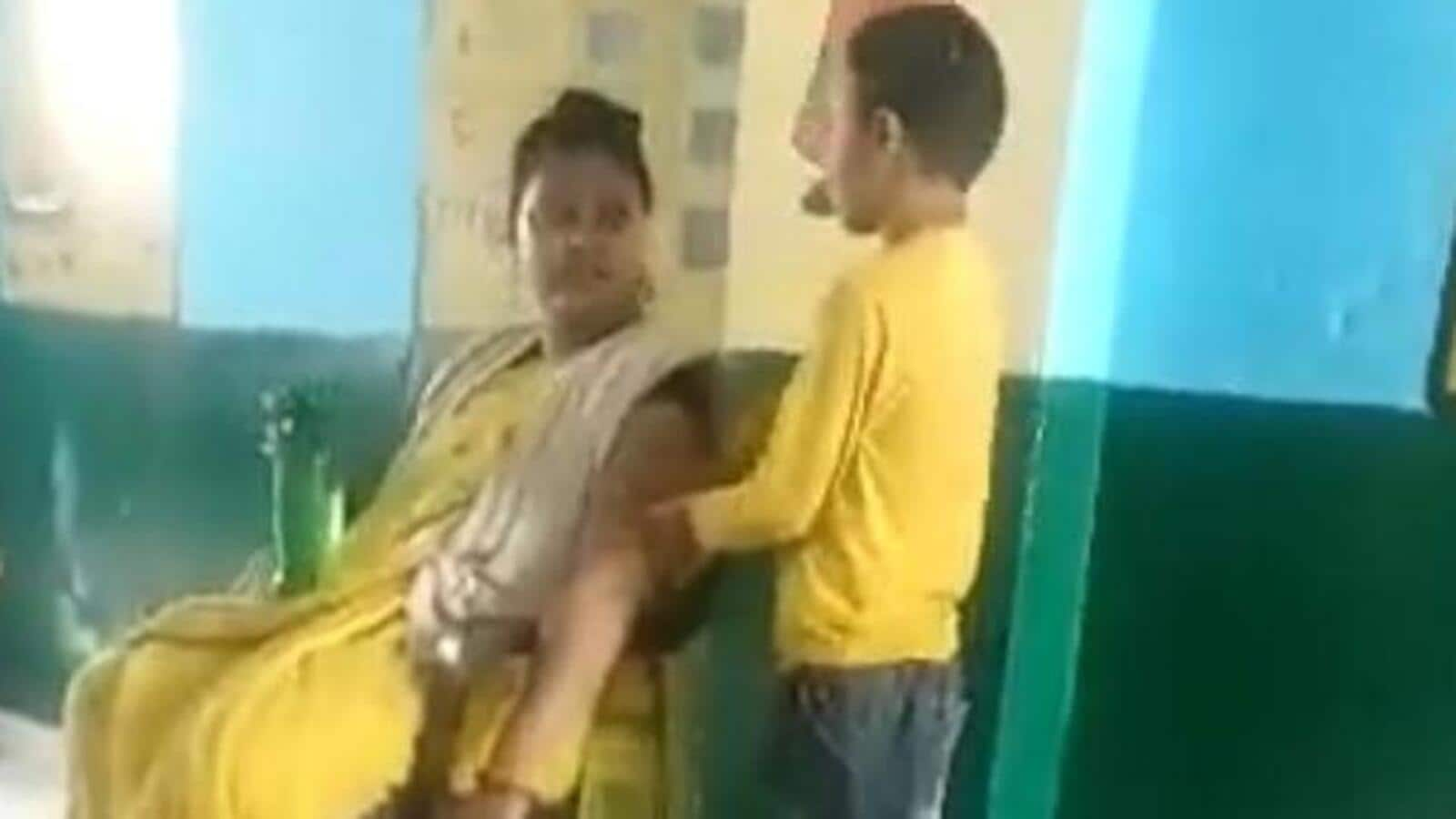 UP school teacher suspended after video of student massaging her ...