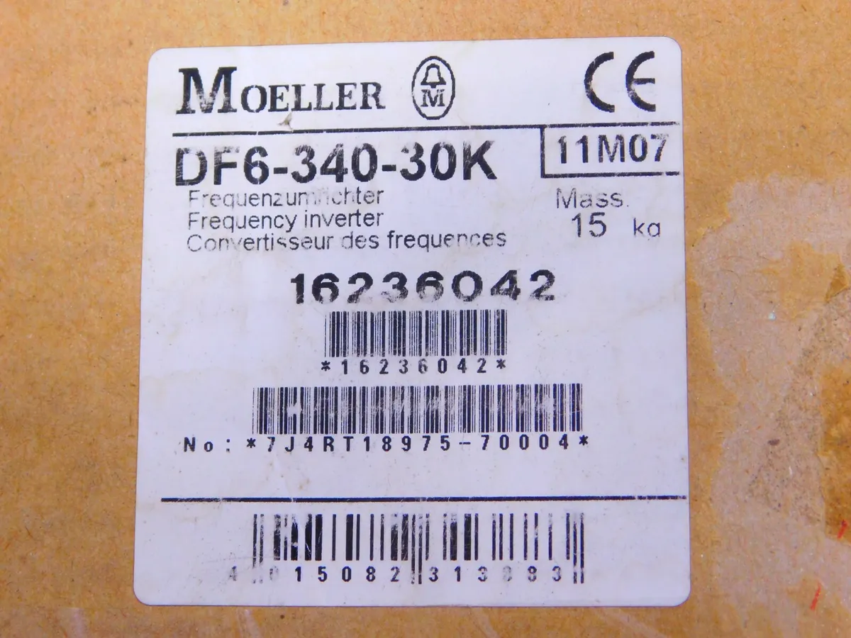 NEW OPEN BOX - Eaton Moeller DF6-340-30K Frequency Inverter 30K ...