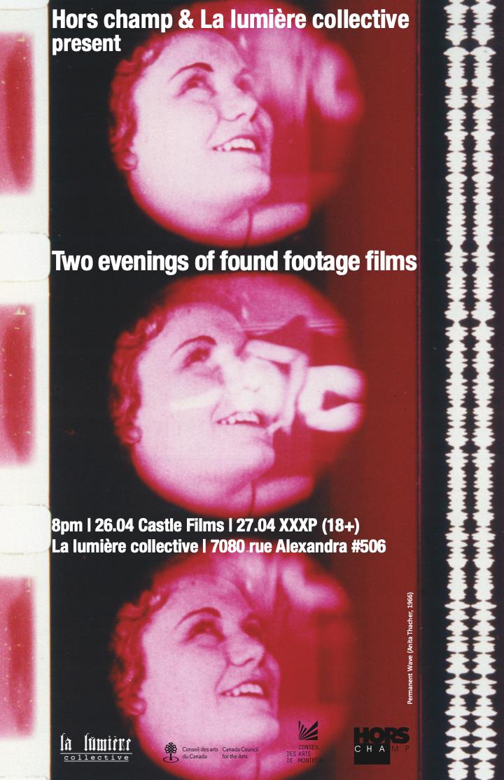 Deux soirées de films de réemploi / Two evenings of Found footage ...