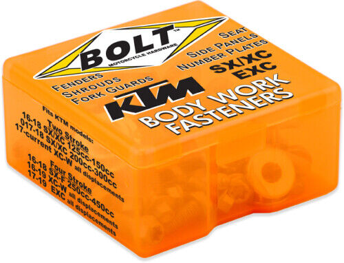 Bolt MC Hardware Full Plastic Fastener Kit KTM-PFK2 020-00715 ...