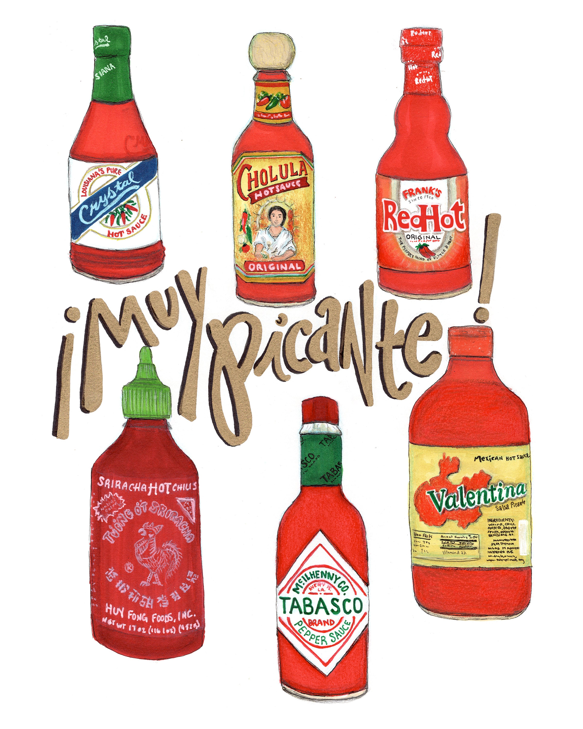 Hot Sauce in My Bag Swag // Muy Picante Very Spicy - Etsy