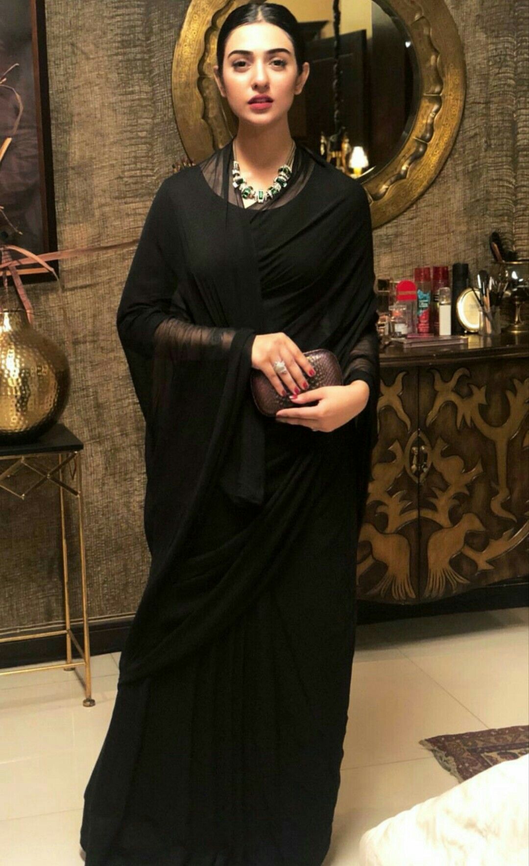 Sarah Khan | Stylish short dresses, Fancy sarees party wear ...
