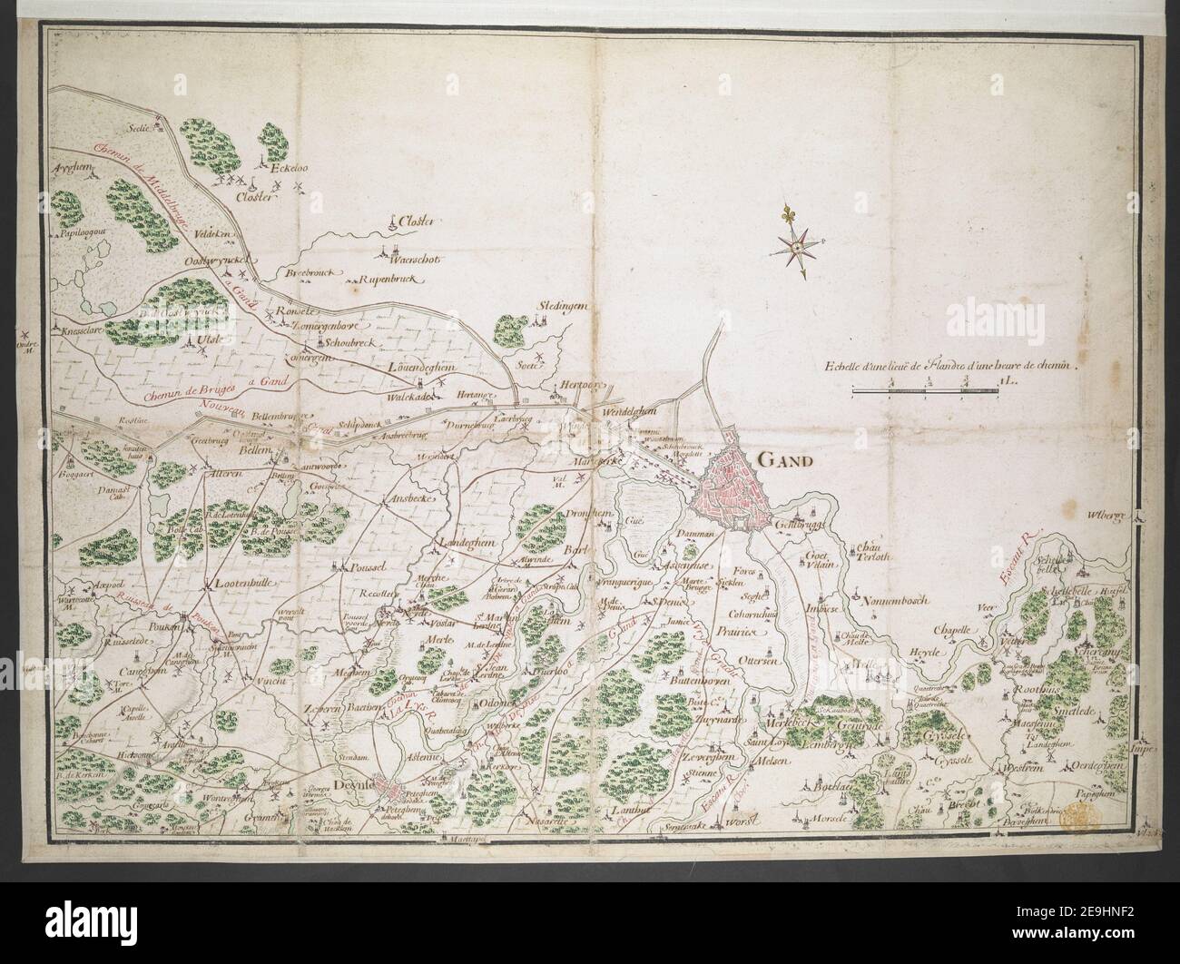 3. Gand & Deynse. Map information: Title: [3. Gand , Deynse ...