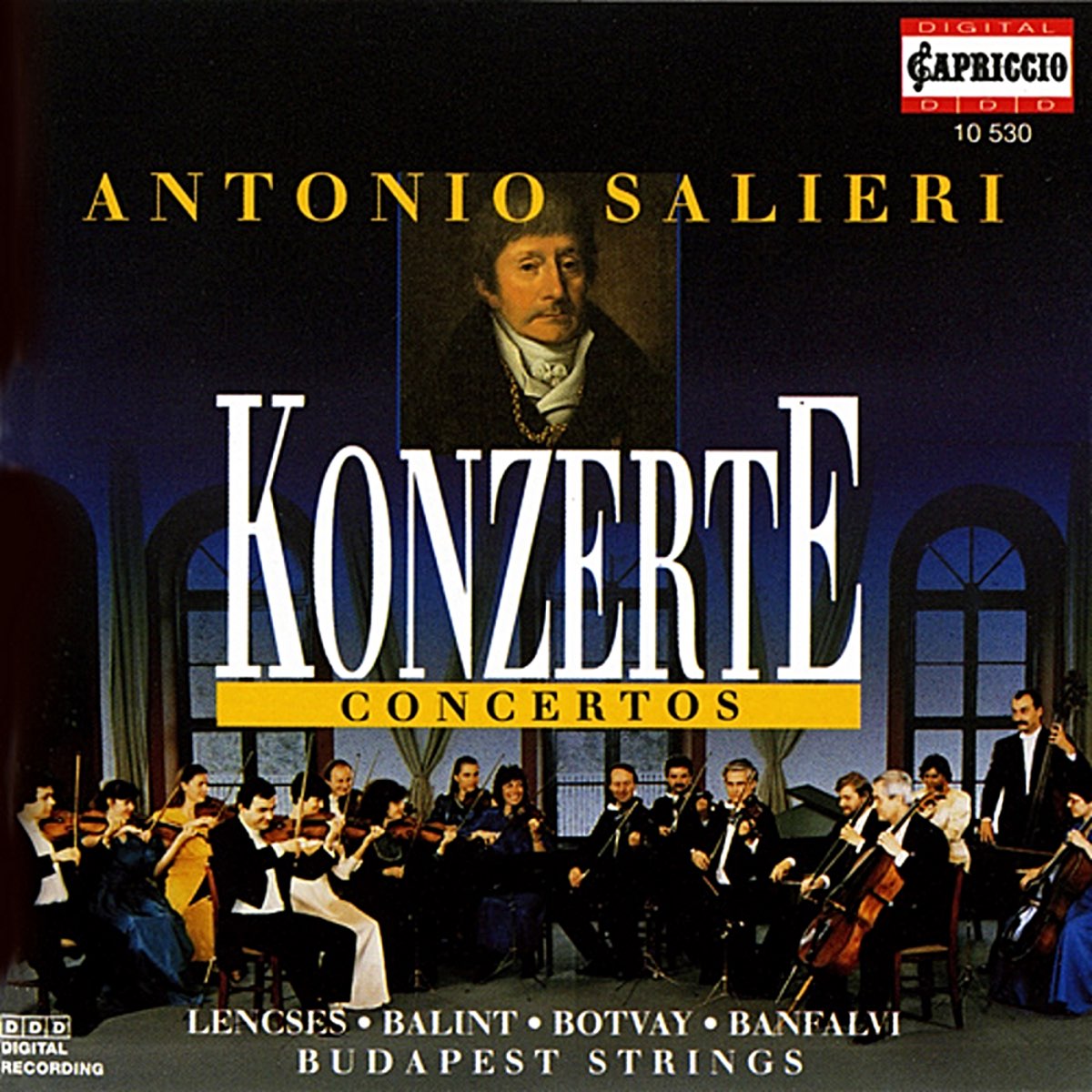 Salieri: Concertos - Album by Karoly Botvay, Budapest Strings ...