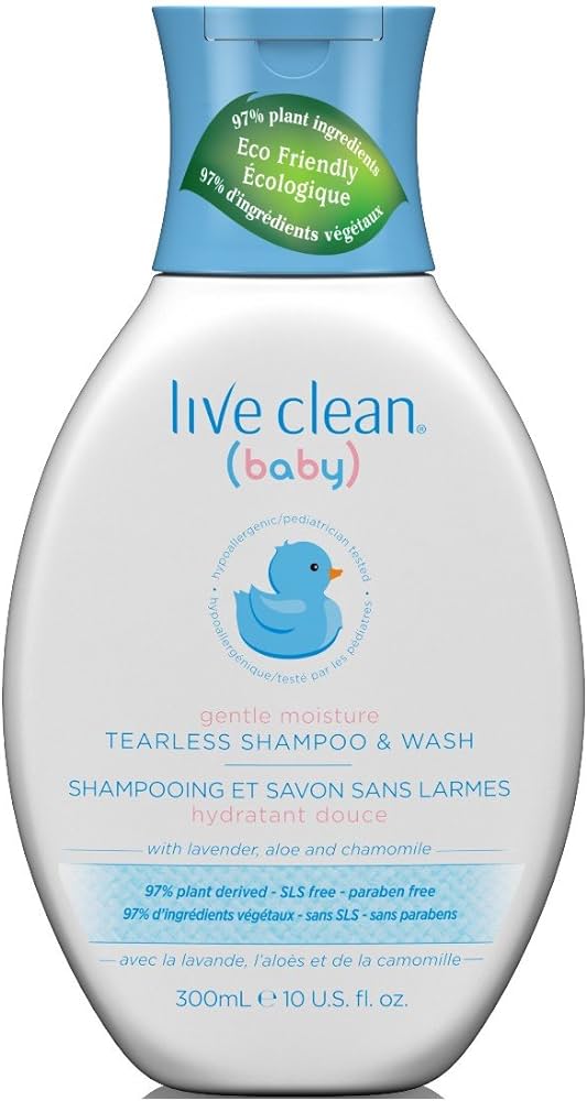 Amazon.com: Live Clean Baby Shampoo & Wash Tearless 10 Ounce ...