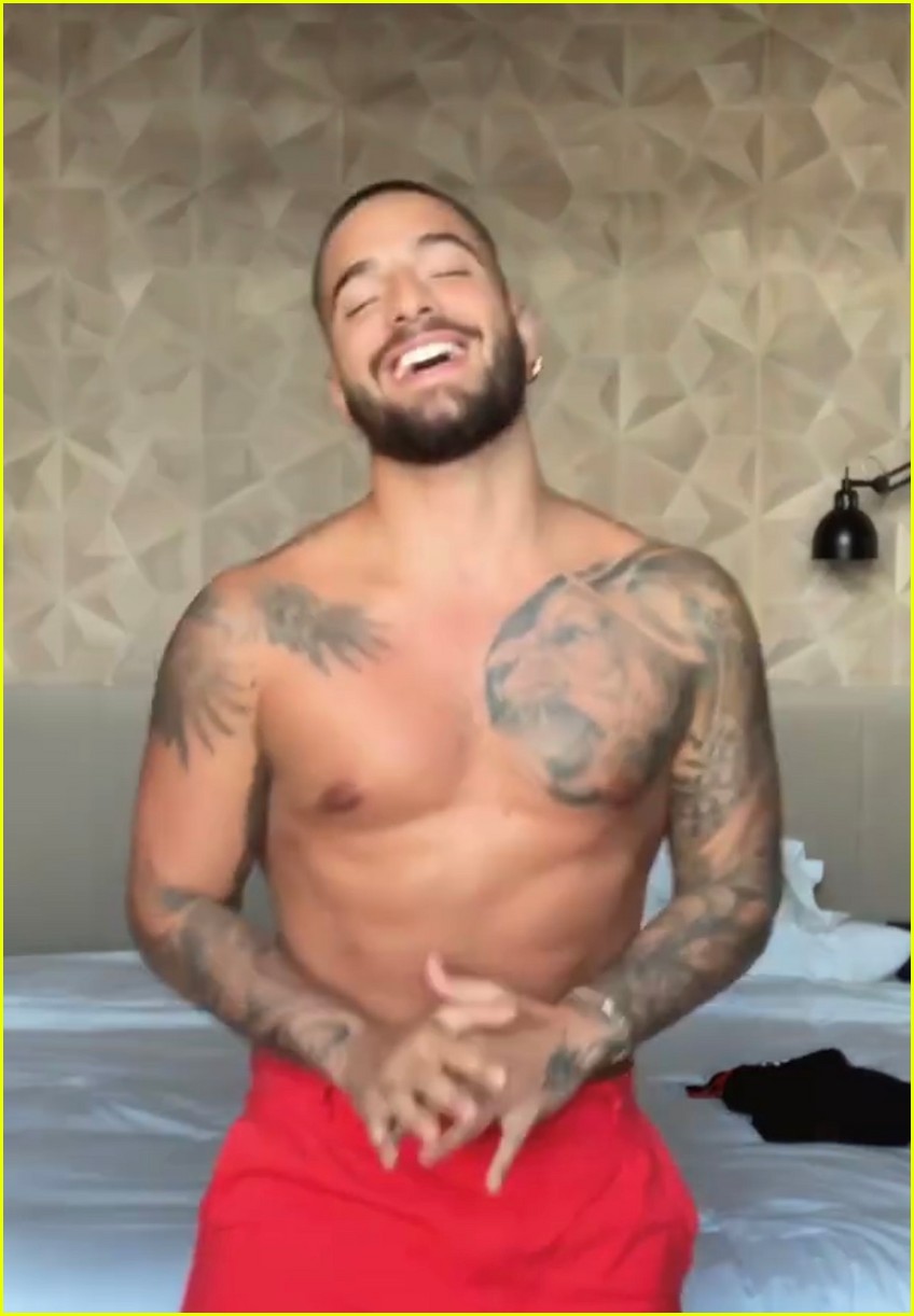 Maluma Dances Shirtless to 'Instinto Natural' in Sexy Video ...