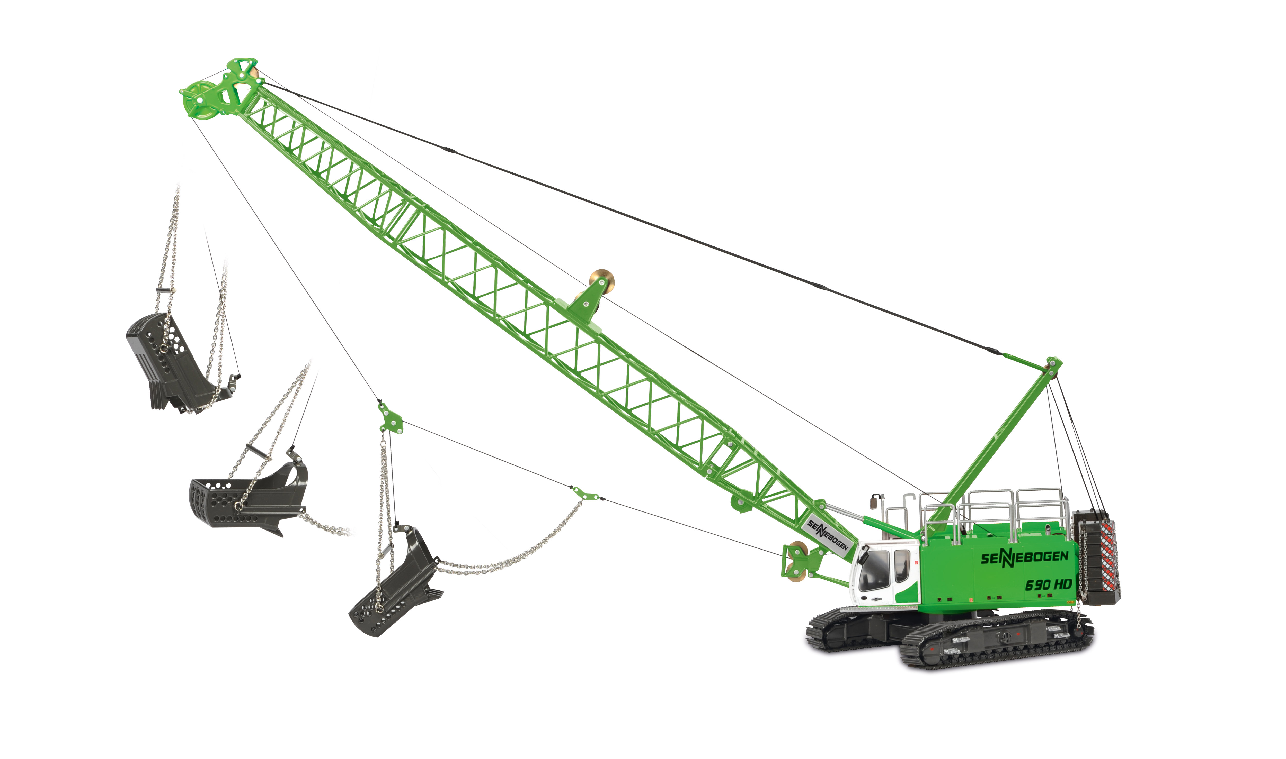 SENNEBOGEN Duty Cycle Crane 690 HD with dragline bucket | Models ...