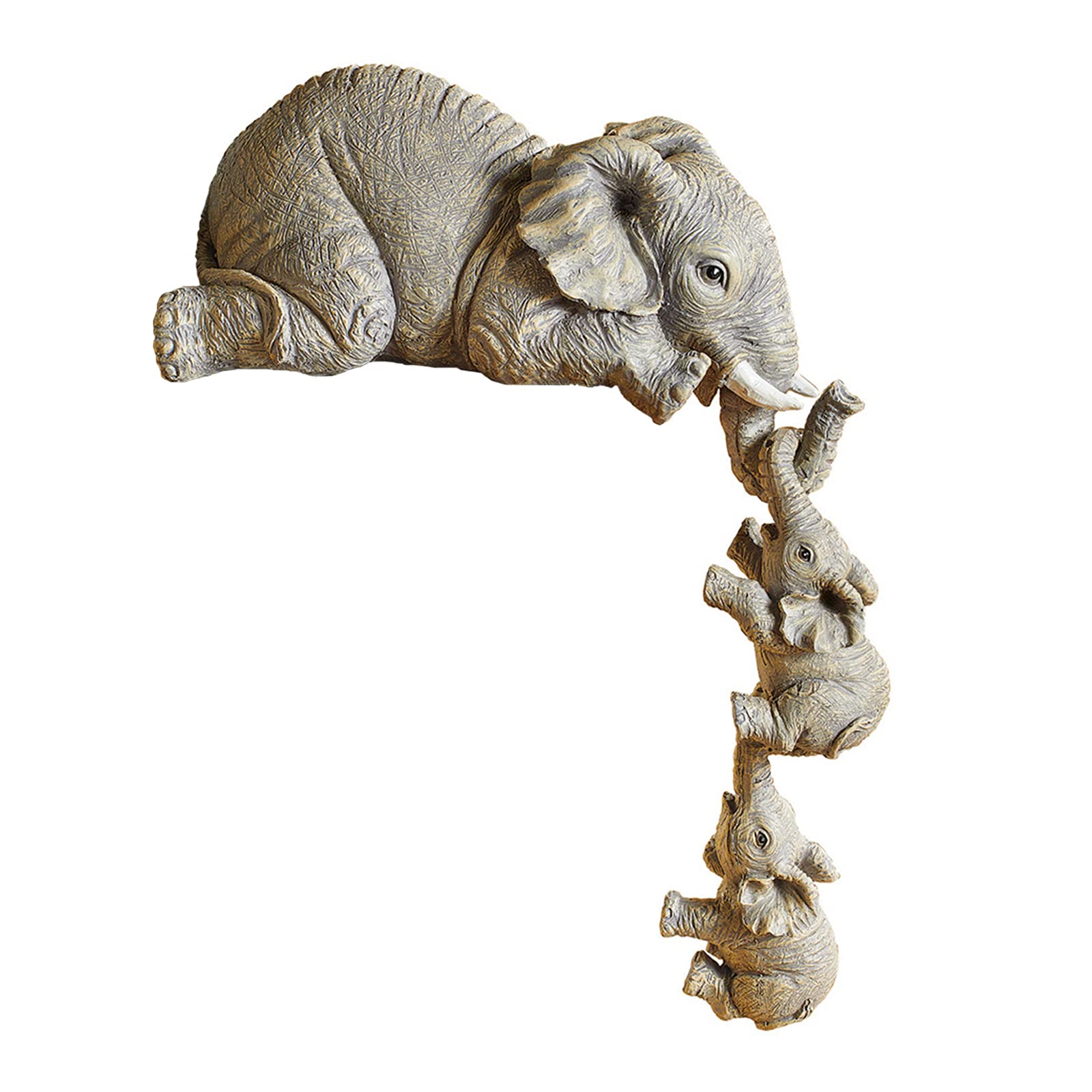 WXWXXX Home Decoration, 3-Piece，Elephants Mother Hanging 2-Babies ...