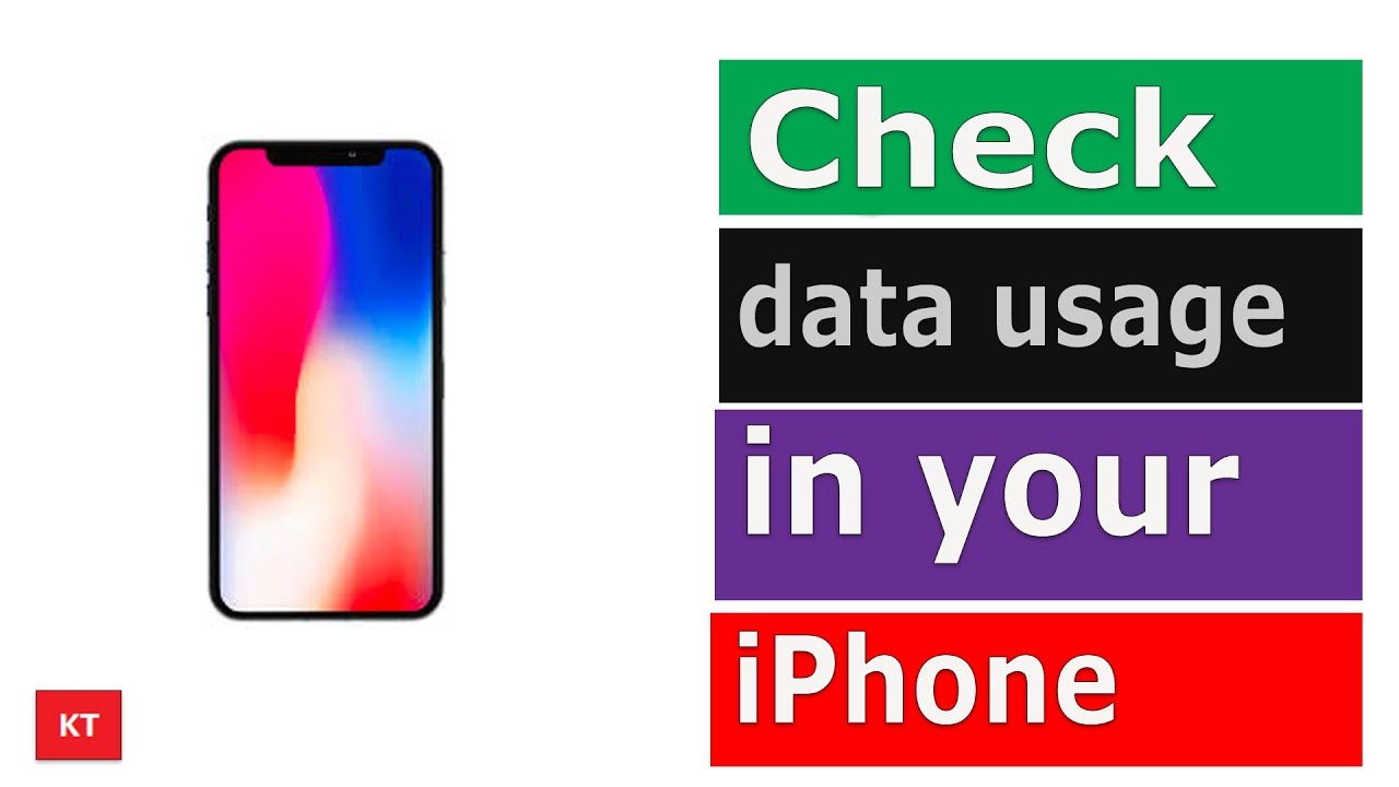 How to check data usage in iPhone | iPhone data usage - YouTube