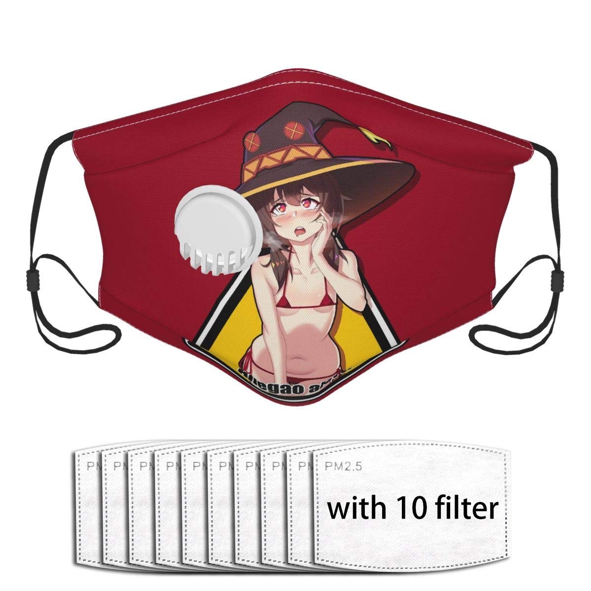 Amazon.com: Qiuqiu Konosuba Megumin Hentai Mask with Breathing ...