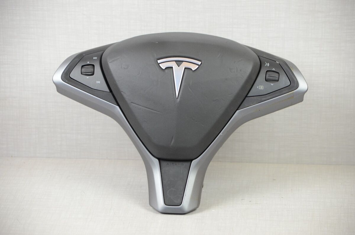 16 17 18 19 20 21 Tesla Model X Driver Wheel Airbag OEM Black ...