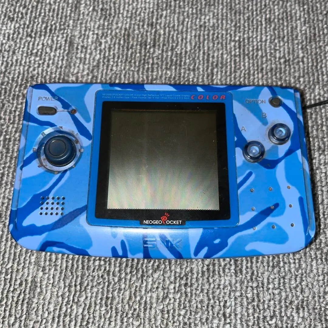 Neo Geo Pocket NGP Color Console SNK Game camouflage blue | eBay