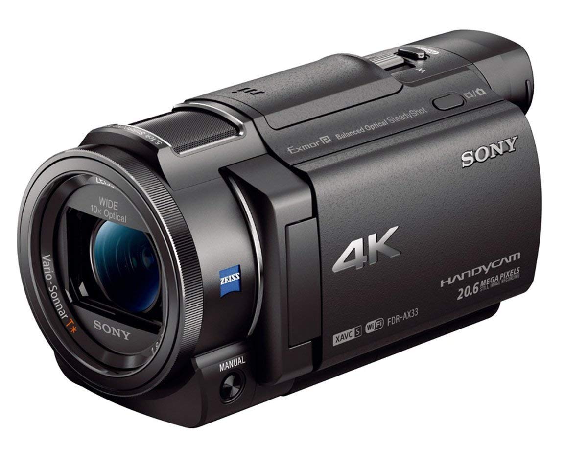 Amazon.com : Sony 4K HD Video Recording FDRAX33 Handycam Camcorder ...