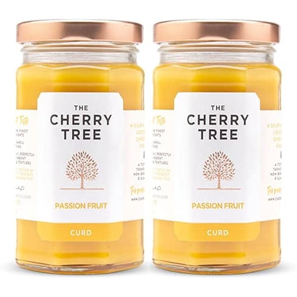 The Cherry Tree Passion Fruit Curd (2 Jars) : Amazon.co.uk: Grocery