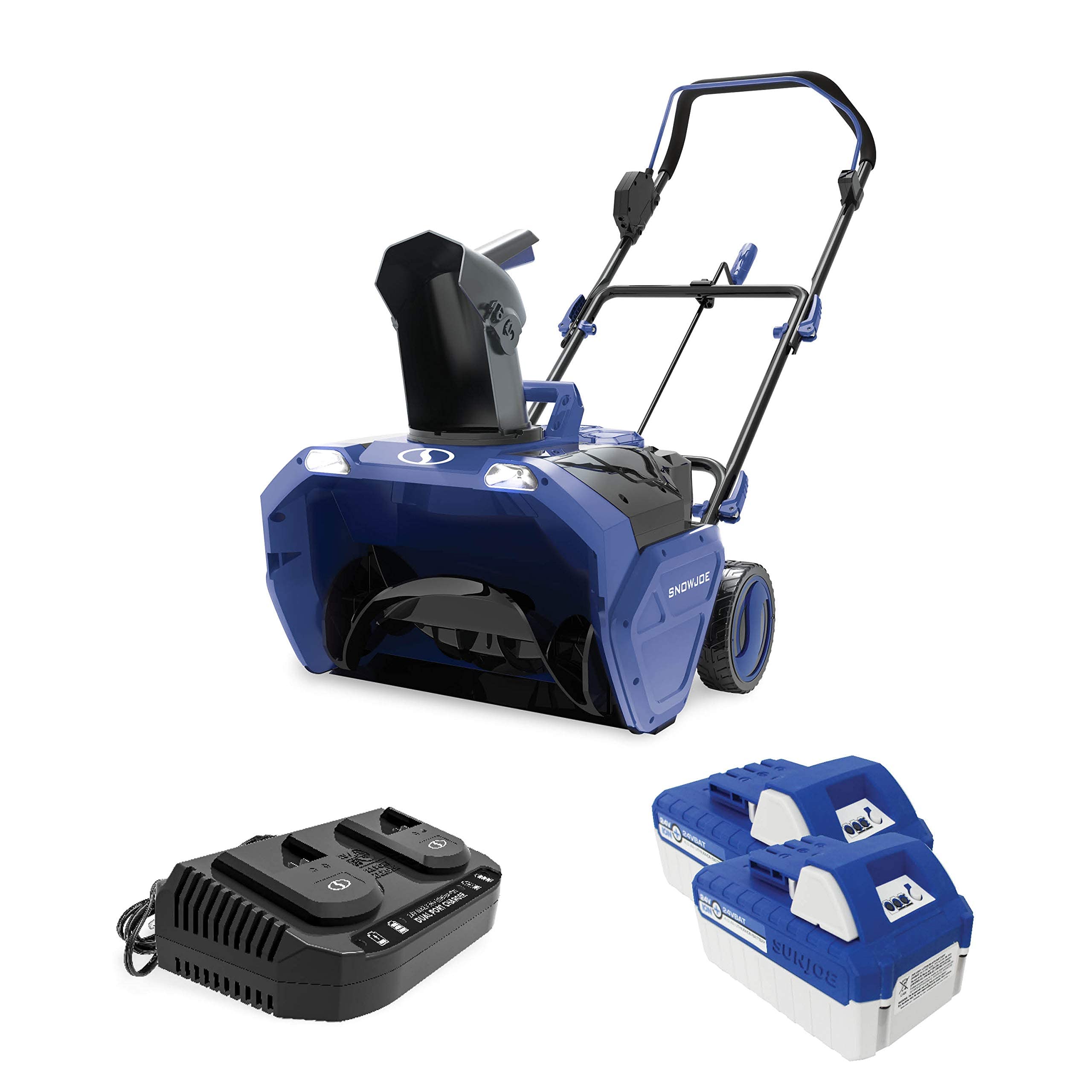 Amazon.com: Snow Joe 24V-X2-20SB 20-Inch 48 Cordless Snow Blower ...