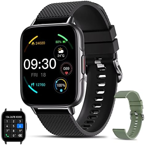 BOZlUN Smartwatch with Phone Function 1.7 Inch Touch Screen ...
